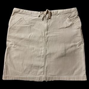Old Navy Khaki Skirt With Drawstring Waist Sz 16